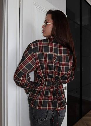 Рубашка в клетку 4