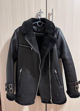 Дубленка зимняя авиатор