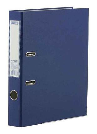 Папка-регистратор одност etalon а4 50/55мм т.синий тм buromax