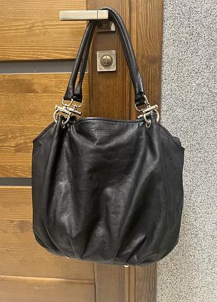 Шкіряна сумка шопер