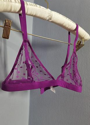 Брендовий тонкий сітчастий бюстгальтер бралет розміру 75а