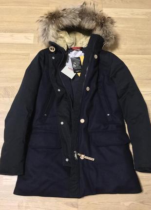 Holubar {оригинал}. пуховое шерстяное пальто arctic парка canada goose woolrich