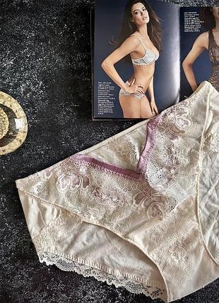 Трусики intimissimi бавовна з мереживом