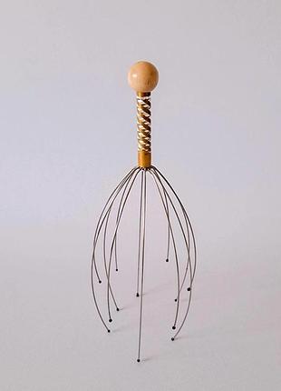 Массажер для головы «мурашка», антистресс, капиллярный точечный, 22 см