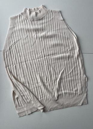 Жилет в рубчик