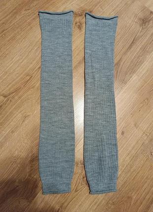 Серые гетры чулки