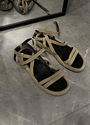 Босоніжки жіночі коричневі 39