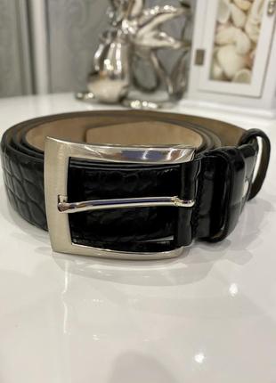 Шкіряний ремінь під крокодила set туреччина