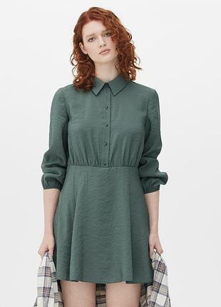 Сукня плаття хакі сукня сорочка primark 12/40