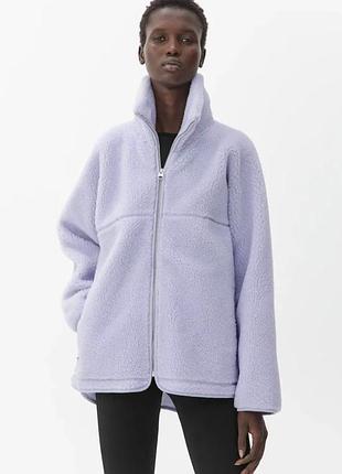 Флісова куртка arket  лавандового кольору