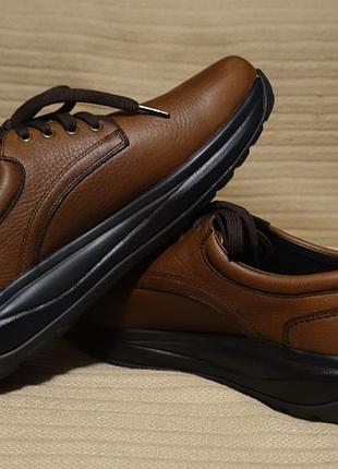 Фірмові темно-коричневі закриті шкіряні туфлі joya senso chicago швейцарськія 45 р.(29,5 см)