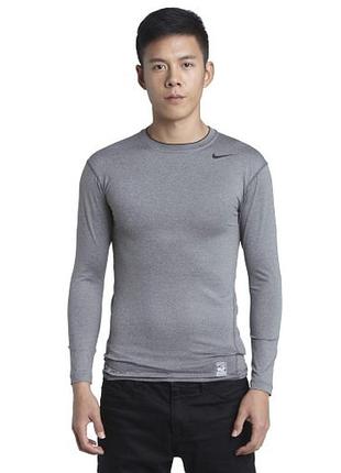 Компрессионный лонгслив nike pro combat compression dri-fit long sleeve shirt