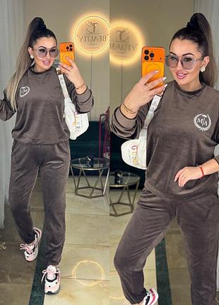 Костюм велюр без капюшона 42-52 р-р