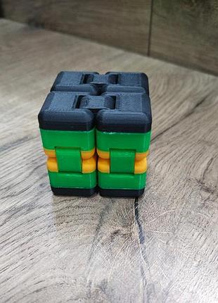 Кубик бесконечный антистресс 3d печать pla 8х4х2 см