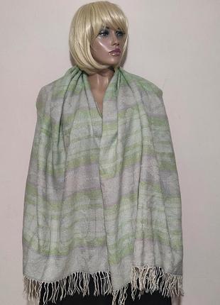 Kuna baby alpaca silk  палантин беби альпака шелк перу /13987/