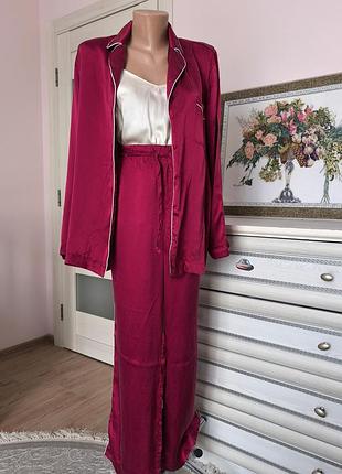 100% шовк розкішна шовкова піжама