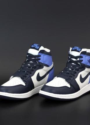 Nike air jordan 1 retro winter (мех)🆕 шикарные кроссовки найк🆕 купить наложенный платёж