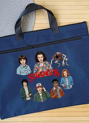 Сумка для ноутбука очень странные дела stranger things (27425)