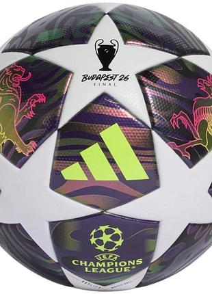 Футбольный мяч adidas ucl league лига чемпионов budapest 2026 fifa quality (термошов) jx9095 размер eu: 4