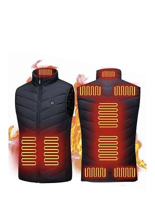 Жилет с подогревом baesan hv09, работа от usb, размер l, xl,xxl