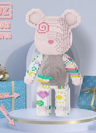 Конструктор «медвежонок тедди», 47 см, 4450 деталей, 5543