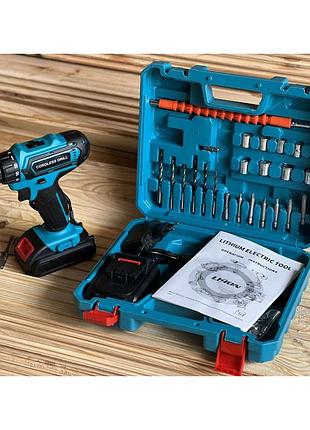 Шуруповерт набір слюсарних інструментів- 24w new