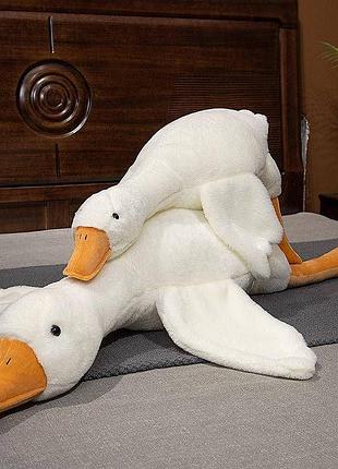 М'яка іграшка обіймашка гусак 110 см 3