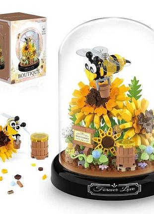 Конструктор «подосолухи з бджілками під колбою» 2280-p, 548 деталей