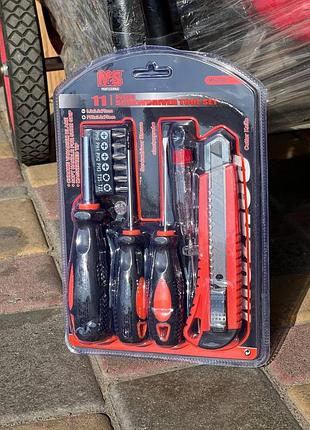 Набор отвертка 11 в 1 screwdriver + utility knife set 448 and