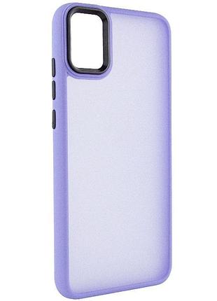Чехол tpu+pc lyon frosted для samsung galaxy a51 purple