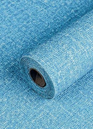 Самоклеющиеся обои 2800х500х1,5мм голубой с белым ym-03 sw-00001326