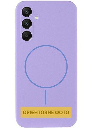 Чехол silicone cover lakshmi full camera (aa) with magnetic fit для samsung galaxy s25 edge сиреневый / dasheen