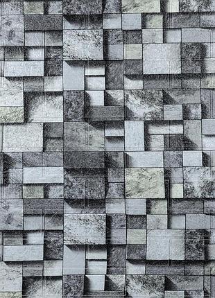 Панель стеновая 700х770х3мм графитовый кубик sw-00001996