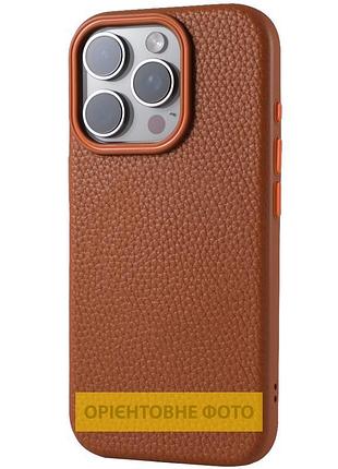 Чохол syndee with magsafe для apple iphone 12 pro / 12 (6.1") golden brown