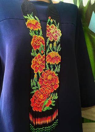 Гердан-украшение из бисера