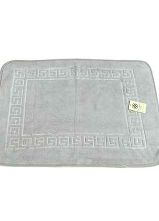 Килимок для ванної кімнати 50*70см світло-сірий тм mallory home