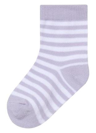 Носки хлопковые высокие для девочки lupilu lycra® 370788-2 23-26 комбинированный