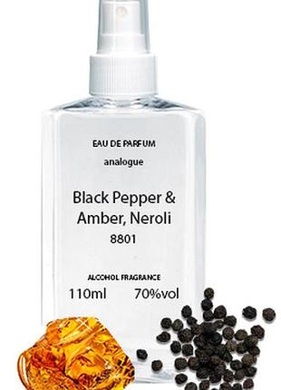 Zielinski & rozen black pepper & amber, nerol парфумована вода аналог 110 мл