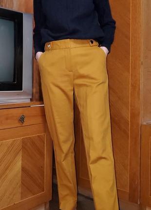 Брюки сигареты горчичные f&f 2