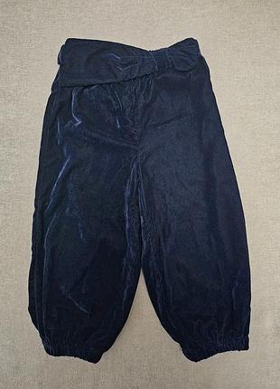 Штани велюрові для дівчинки
