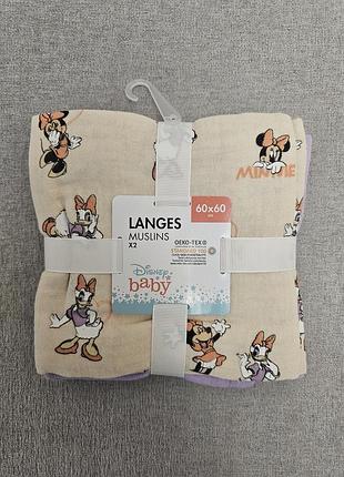 Набор муслиновых пеленок для девочки