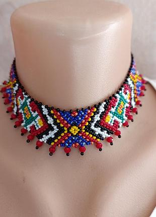 Силянка "скарби карпат" прикраса з бісеру ручна робота