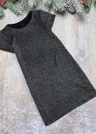 Стильное новогоднее платье на девочку от next