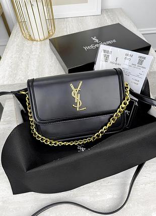 Сумка saint laurent solferino черный