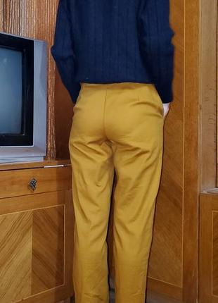 Брюки сигареты горчичные f&f 6