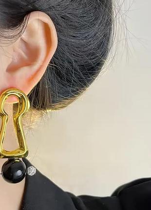 Стильні сережки стиль schiaparelli 7