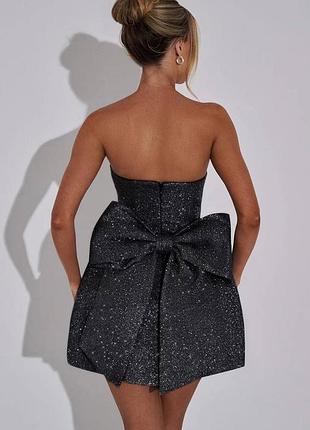 Вечірня сукня з бантом 8