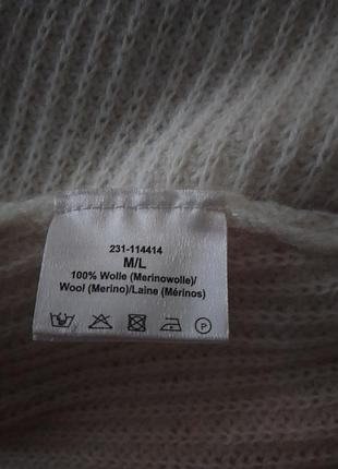 Пончо шерстяне,100%шерсть,бохо,кофта оверсайз 6