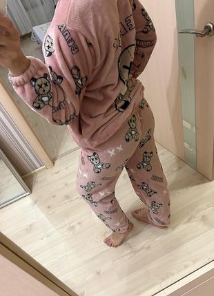 Тепла плюшева піжама 7