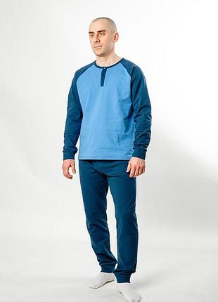 Піжама чоловіча синя